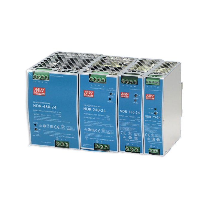 Fuente de poder, NDR Series, MEAN WELL image